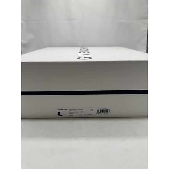 Givenchy Women's G-Woven Square Toe Bootie Black, EUR 37 US 7 - Picture 11 of 12